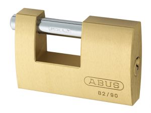 82/90mm Monoblock Brass Shutter Padlock Carded