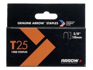 T25 Staples 10mm (3/8in) Box 1000