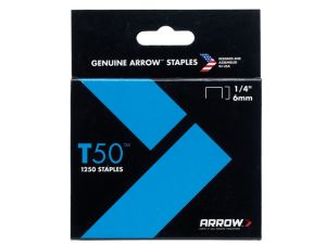 T50™ Staples 6mm (1/4in) Box 1250
