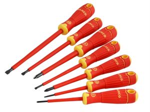 BAHCOFIT Insulated Screwdriver Set of 7 SL/PZ