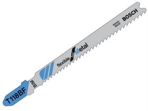 T118BF Jigsaw Blade 1 x Pack of 5 Metal