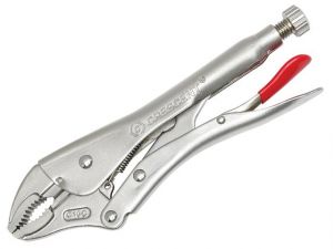 Curved Jaw Locking Pliers with Wire Cutter 254mm (10in)