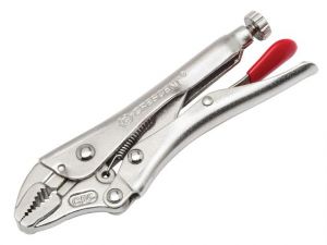 Curved Jaw Locking Pliers with Wire Cutter 127mm (5in)