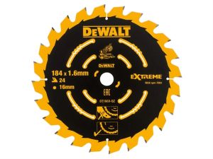 Cordless Mitre Saw Blade For DCS365 184 x 16mm x 24T Coarse