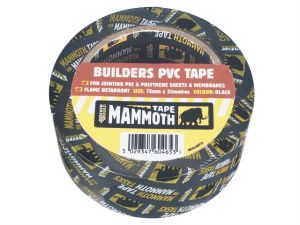 Builder's PVC Tape Black 50mm x 33m