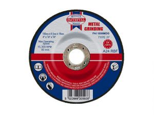 Depressed Centre Metal Grinding Disc 100 x 6.5 x 16mm