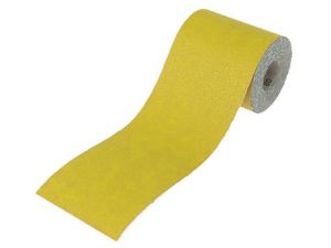 Aluminium Oxide Sanding Paper Roll Yellow 115mm x 5m 40g