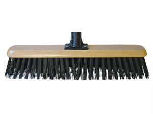 Platform Broom Head Black PVC 45cm (18in) Threaded Socket