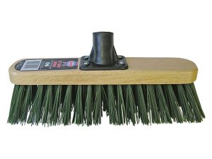 Broom Head Stiff Green 300mm (12in) Threaded Socket