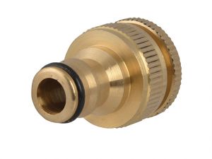 Brass Dual Tap Connector 12.5 - 19mm (1/2 - 3/4in)