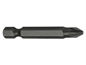 Pozi S2 Grade Steel Screwdriver Bits PZ3 x 50mm (Pack 3)