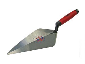 London Pattern Forged Brick Trowel Soft Grip Handle 11in