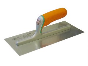 Plasterer's Finishing Trowel Stainless Soft Grip Handle 11 x 4.3/4in