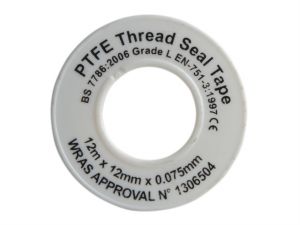 P.T.F.E Tape 12mm x 12m White (Pack 10)