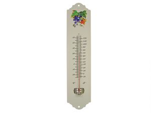 Thermometer Wall Enamel Metal 300mm