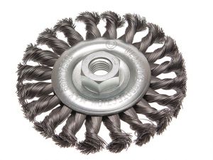 Circular Wire Brush 115 x 12mm M14 Bore 2 0.35mm Wire