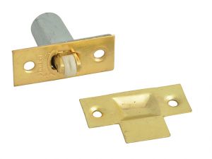 Adjustable Roller Catch - Brass Finish Pack of 2