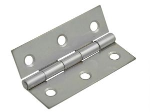 Butt Hinge Polished Chrome Finish 75mm (3in) Pack of 2