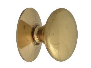 Cupboard Knobs - Victorian Brass Finish 25mm Pack of 5