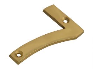 Numeral No.7 - Brass Finish 75mm (3in)
