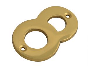 Numeral No.8 - Brass Finish 75mm (3in)