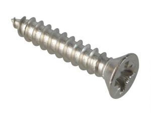 Self-Tapping Screw Pozi CSK A2 SS 3/4in x 8 ForgePack 30