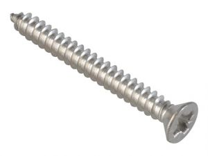 Self-Tapping Screw Pozi CSK A2 SS 1.1/2in x 8 ForgePack 12