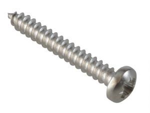 Self-Tapping Screw Pozi Pan A2 SS 1in x 6 ForgePack 30