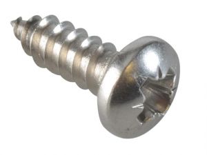 Self-Tapping Screw Pozi Pan A2 SS 1/2in x 8 ForgePack 40