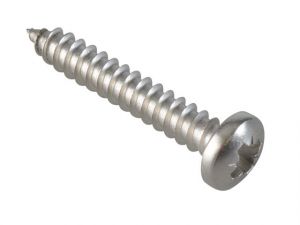 Self-Tapping Screw Pozi Pan A2 SS 1in x 8 ForgePack 25