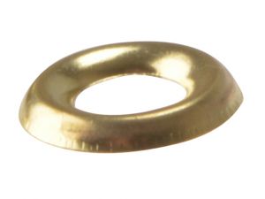 Screw Cup Washers Solid Brass Polished No.6 Bag 200