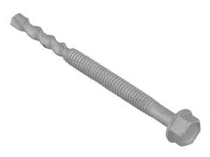 TechFast Roofing Sheet to Steel Hex Screw No.10 Tip 6.3 x 100mm (Box 100)