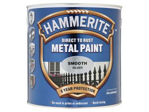 Direct to Rust Smooth Finish Metal Paint Silver 2.5 Litre