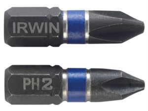 Impact Screwdriver Bits Phillips PH2 25mm Pack of 2
