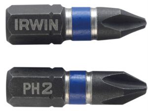 Impact Screwdriver Bits Phillips PH2 25mm Pack of 10