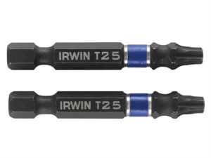 Impact Screwdriver Bits TORX TX25 50mm Pack of 2