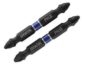 Impact Double Ended Screwdriver Bits Phillips PH2 60mm Pack of 2