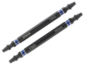 Impact Double Ended Screwdriver Bits TORX TX20 100mm Pack of 2