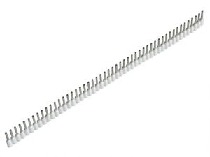 Wire End Sleeves 0.5 x 8mm White 500 Piece