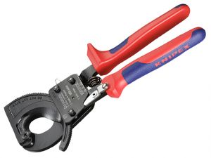Cable Shears Ratchet Action Multi-Component Grip 250mm (10in)