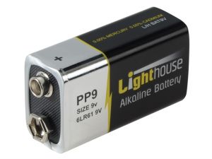 Alkaline Batteries 9V LR61 1100mAh Pack of 1