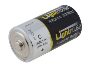 Alkaline Batteries C LR14 6200mAh Pack of 2