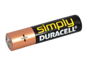 AAA Simply Duracell MN2400 Batteries Pack of 4