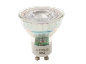 LED GU10 Glass Bulb Non-Dimmable 370 Lumen 5 Watt 2700K