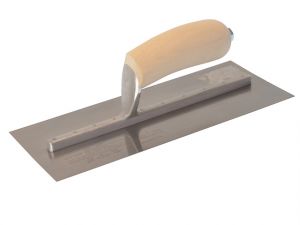 MXS1SS Plasterer's Finishing Trowel Stainless Steel Wooden Handle 11 x 4.1/2in