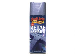 Metal Paint Hammer Spray Silver 400ml