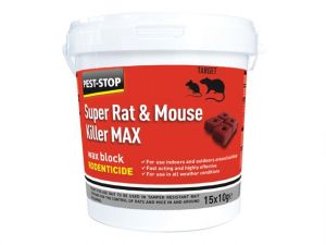 Super Rat & Mouse Killer MAX Wax Blocks