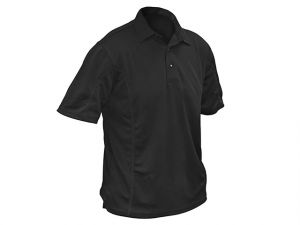 Black Quick Dry Polo Shirt - L (42-44in)