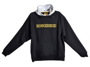 Black & Grey Hooded Sweatshirt - XXL (50-52in)