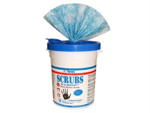 SCRUBS Hand Wipes Tub 72